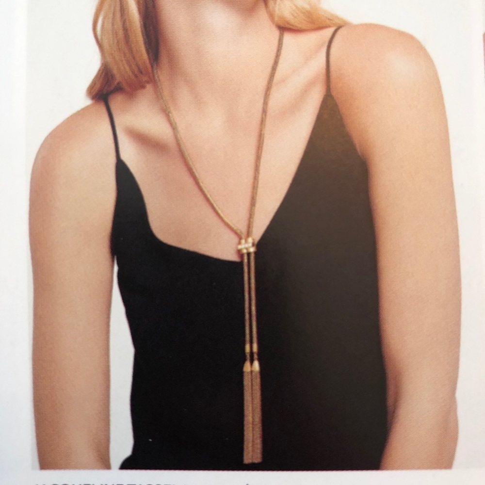 Stella & Dot Jacqueline Tassel Lariat